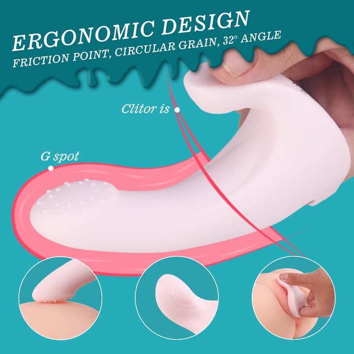 Seductive Boudoir - Wholesale Sex Toy - Finger USB Silicone Mini Sexy Toy Vibrator