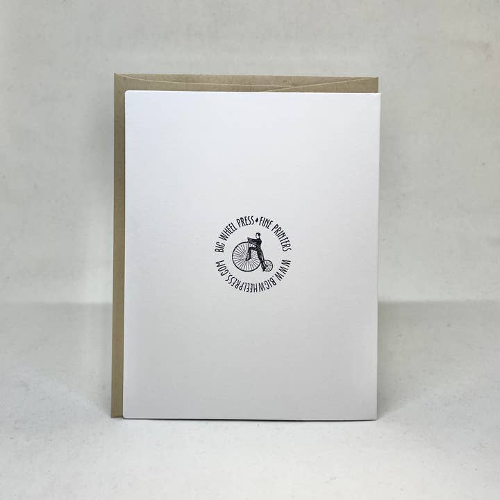 Big Wheel Press - Wholesale Love Card - Ahavah, Love!