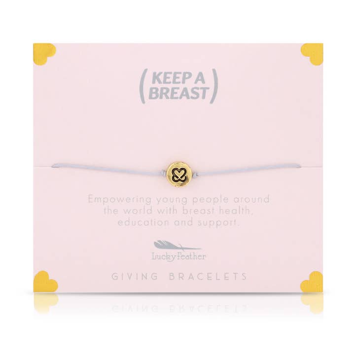 Bracelet de Don - KEEP A BREAST pour la vente par Lucky Feather
