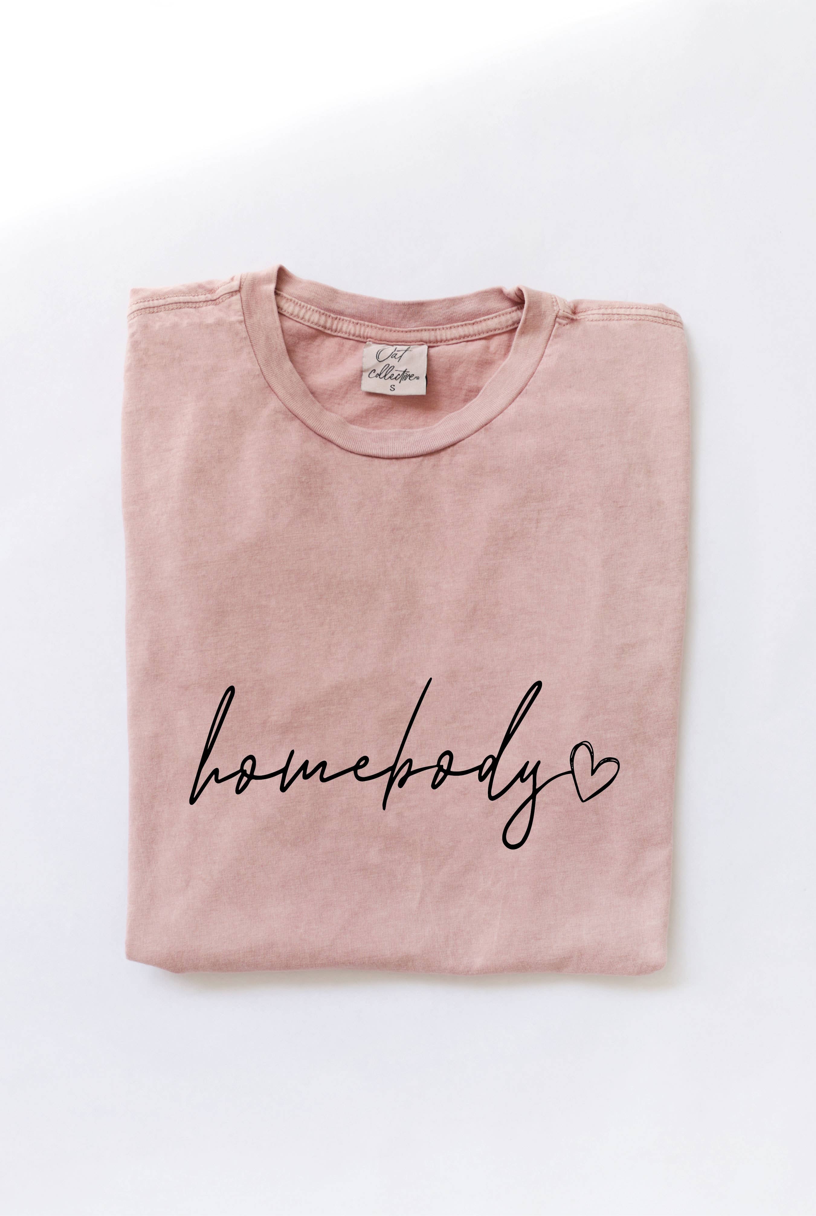 OAT COLLECTIVE – Engroshandel T-shirt med print - Dame – HOMEBODY Mineral grafisk top13