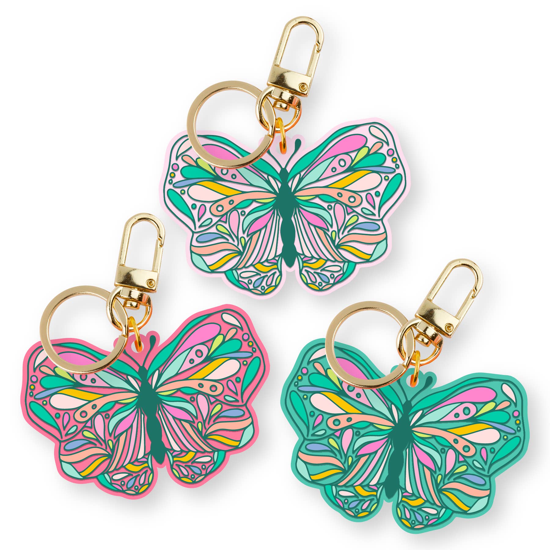 Cleary Lane – Porta-chaves - Mulher por atacado – Chaveiro borboleta1