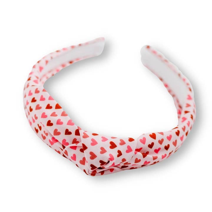 Faixa de cabeça com nó de corações vintage por atacado de forEver baby+kids