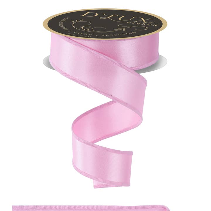 1,5"X10Yd Satin Fused Pink LX400522 för wholesale av DecoExchange