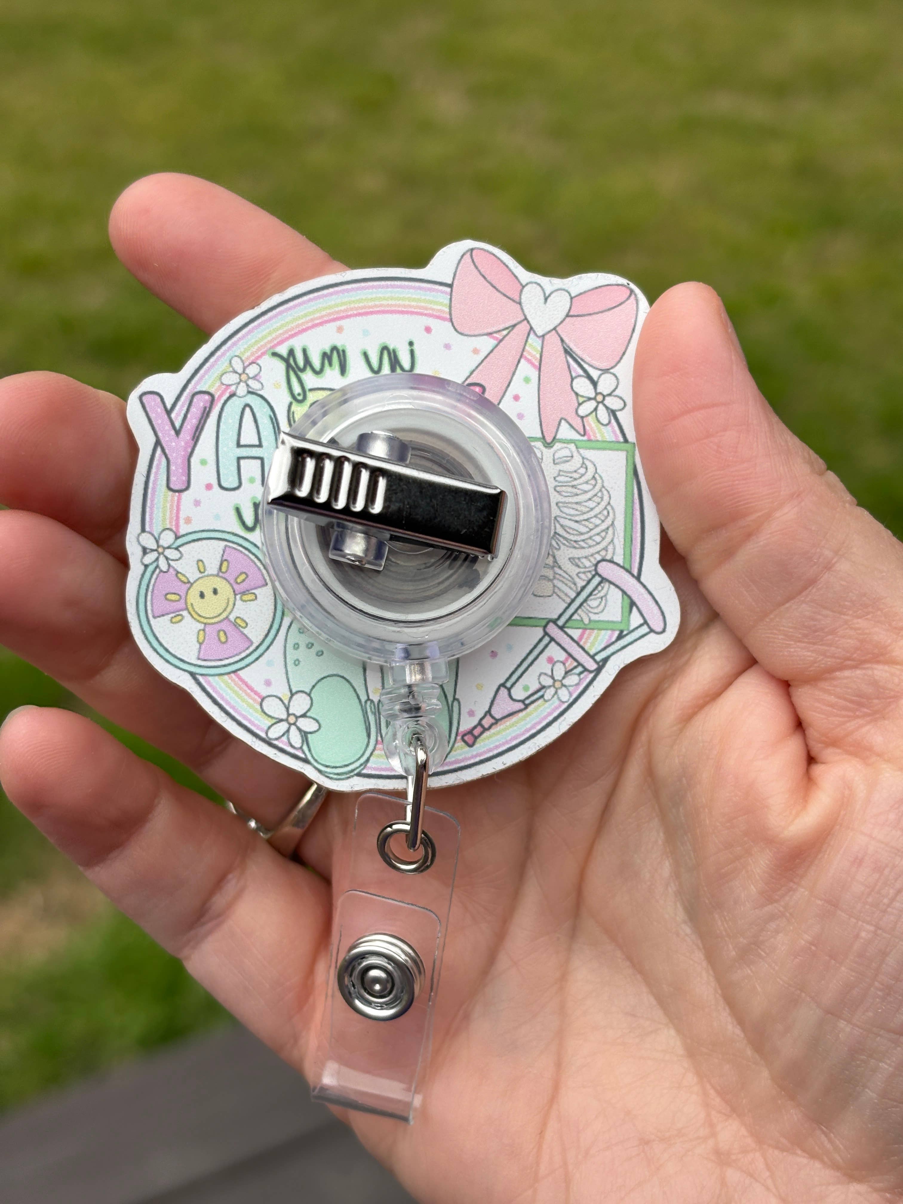 Hello Darling Designs - Wholesale Badge Accessory - Women's - In My X-Ray Era Badge Reel – Cute Acrylic ID Holder1