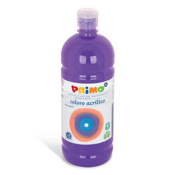 Peinture acrylique Primo, violet, 1000 ml pour la vente par Kids Craft Supplies