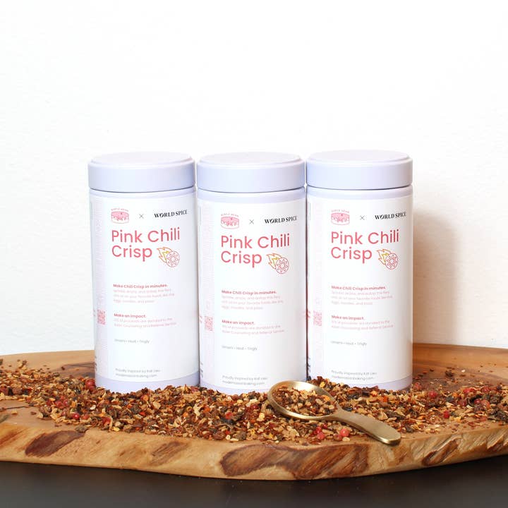 Pink Chili Crisp for wholesale by World Spice