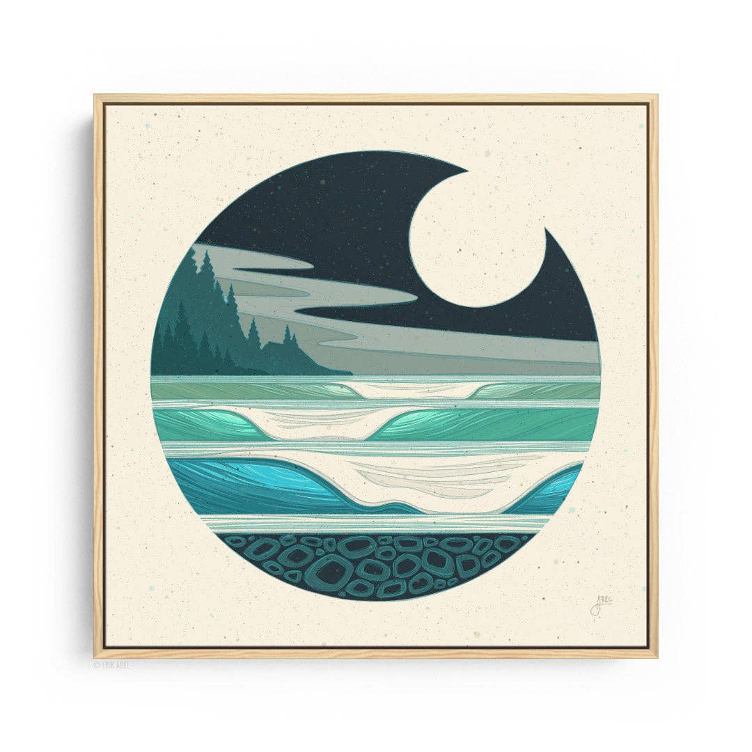 Abel Arts - Wholesale Art Print - NW Moon - WHLSL Print6