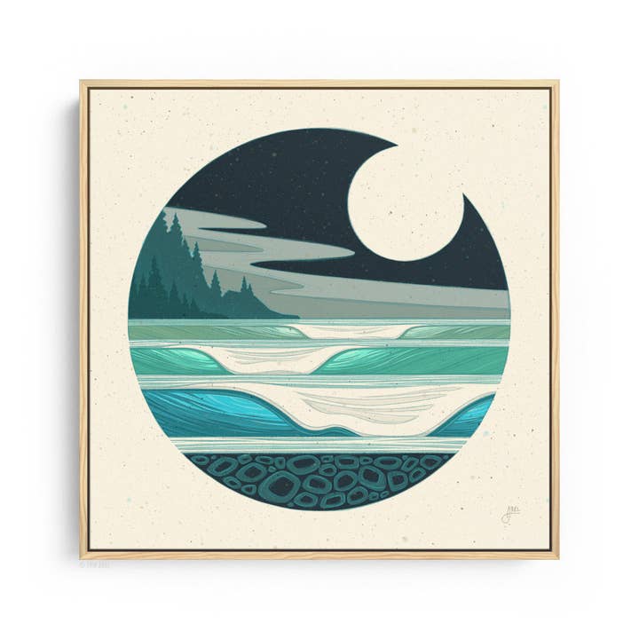 Abel Arts - Wholesale Art Print - NW Moon - WHLSL Print6