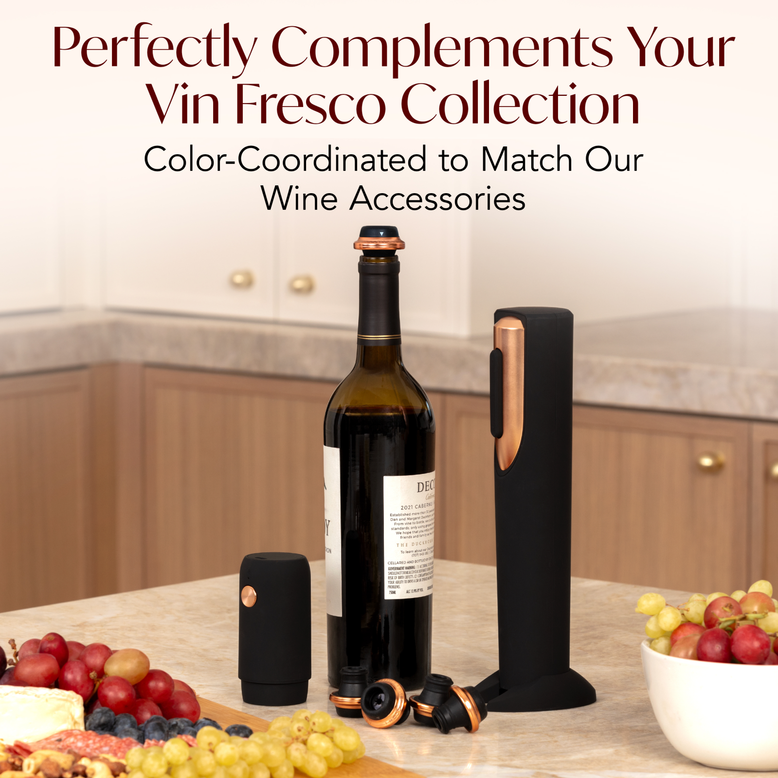 Vin Fresco - Wholesale Wine Tool Set - Vin Fresco Electric Wine Preserver, Vacuum Wine Saver6