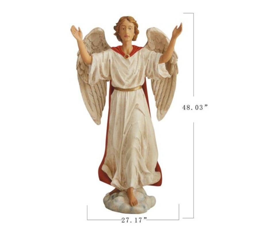 Three Kings Gifts - Wholesale Christmas Decoration - Four Piece Holy Family Outdoor Real Life Nativity5