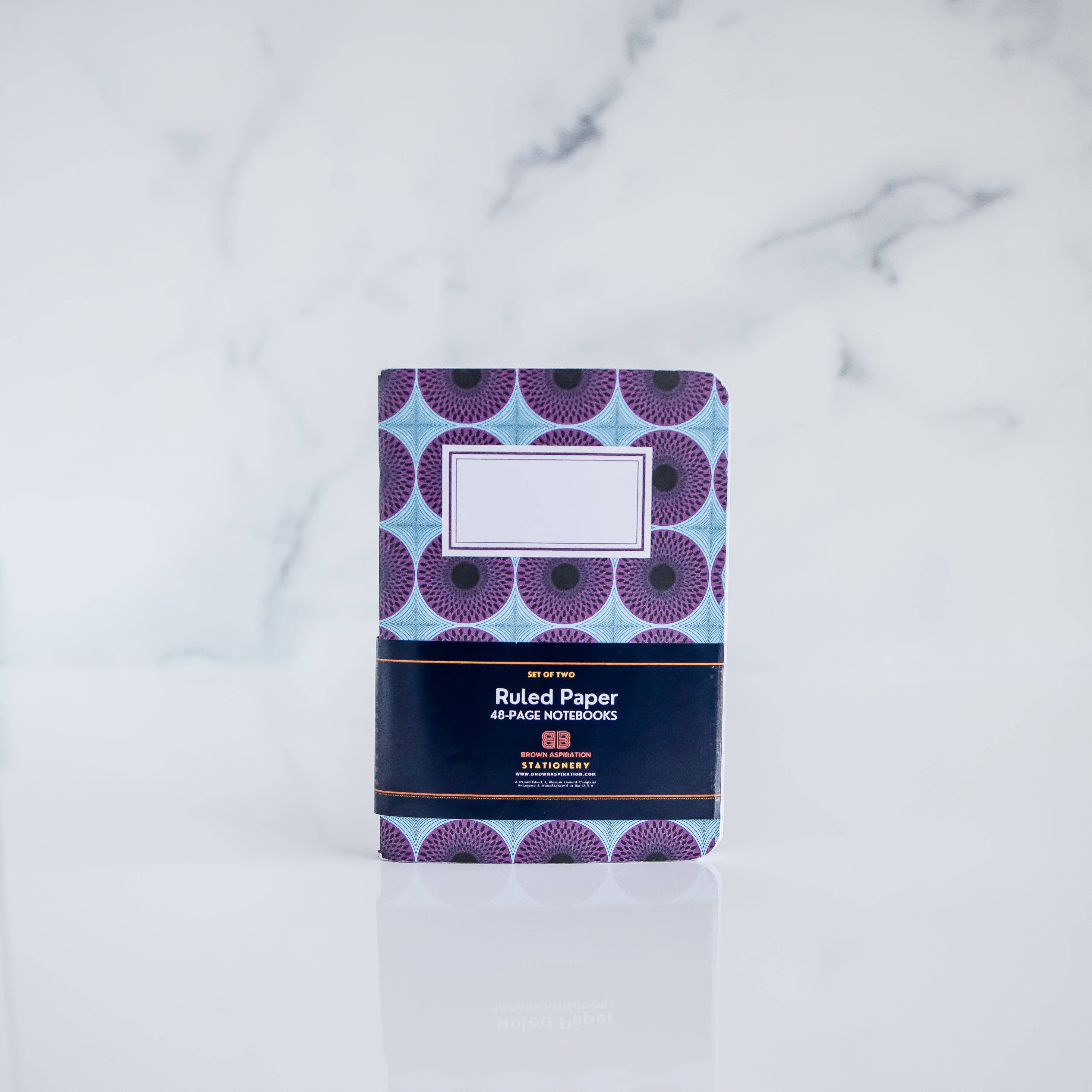 Brown Aspiration - Wholesale Notebook - Ankara Wax #3 - Pocket Notebooks (Set of Two)5