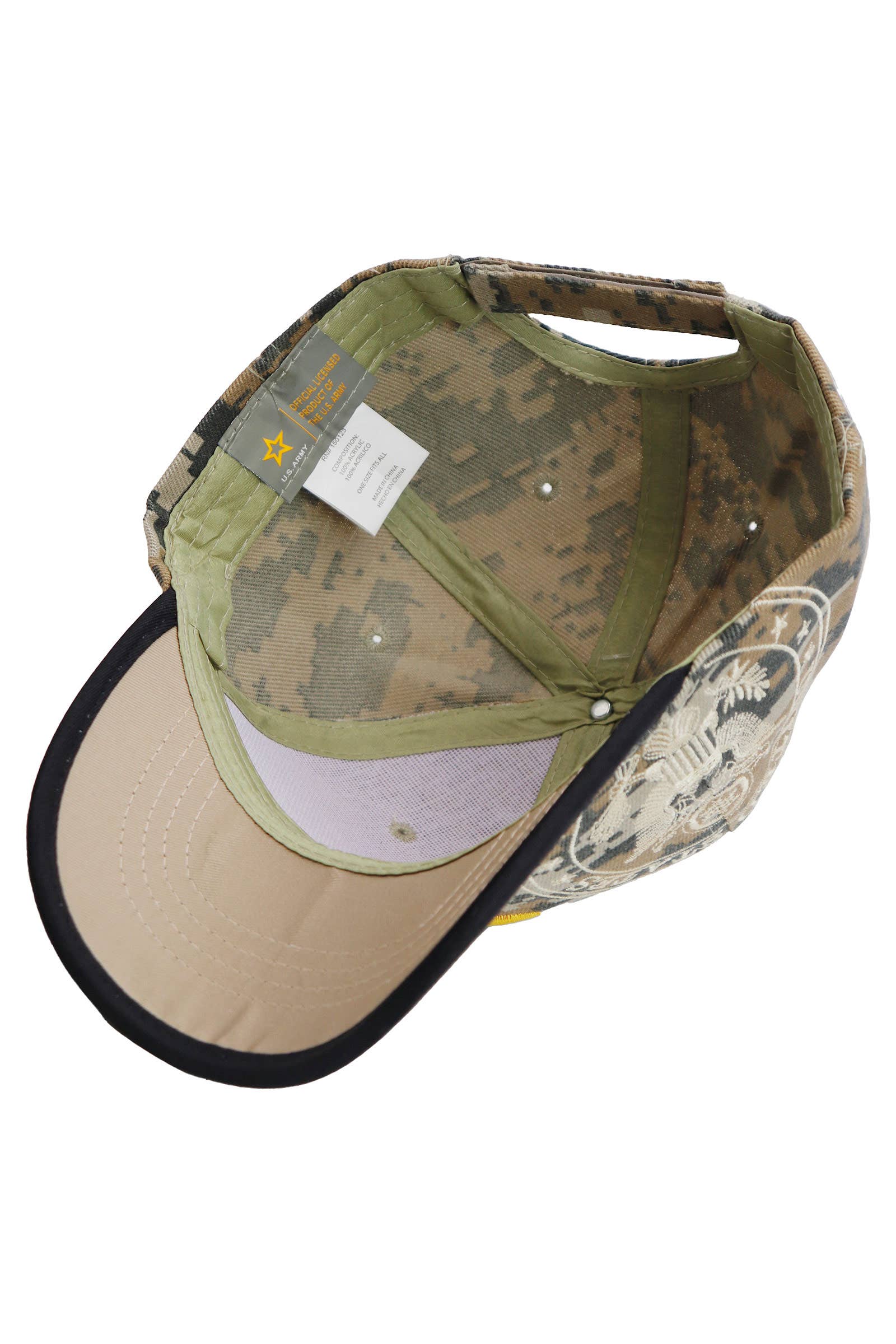 Cap Zone - Venta al por mayor Gorra de béisbol - Unisex - Gorra de béisbol con licencia del logotipo de estrella del Ejército de EE. UU.7