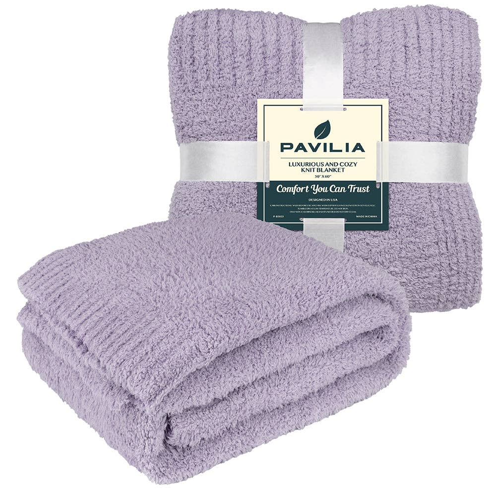 Pavilia – wholesale Throw blanket – Buttery Soft Fluffy Knit Blanket53