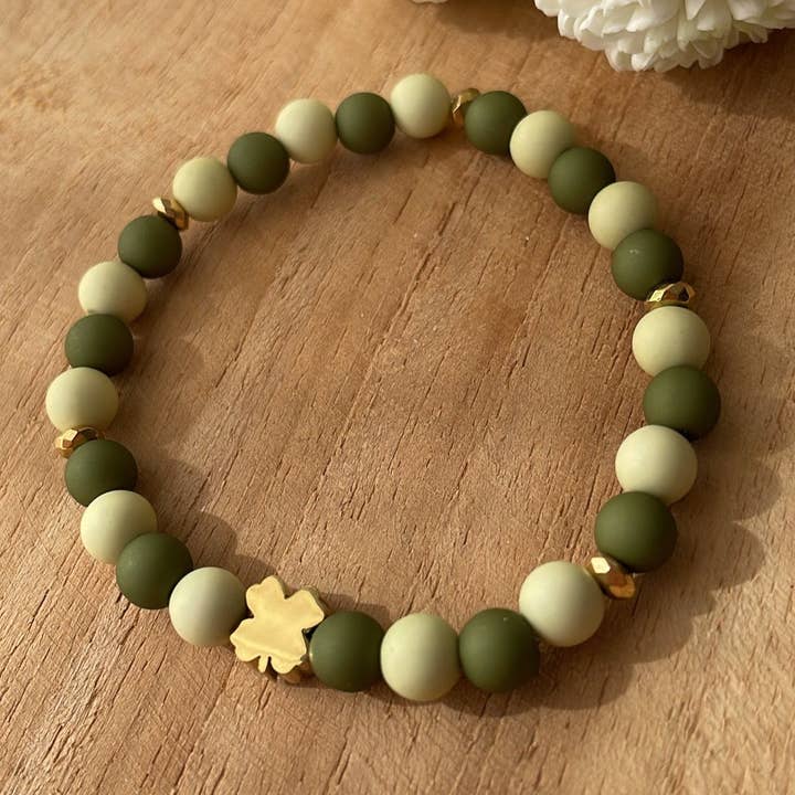 Personligt armband med matt rund pärla för wholesale av Perles & Pinpin