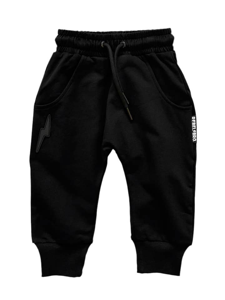 The Basic Rebel Jogger in Black for wholesale by Rebel Bro