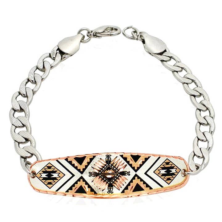 Braccialetti a catena CB 16 Southwest Native per la vendita all'ingrosso da parte di COPPER ARTS INC.