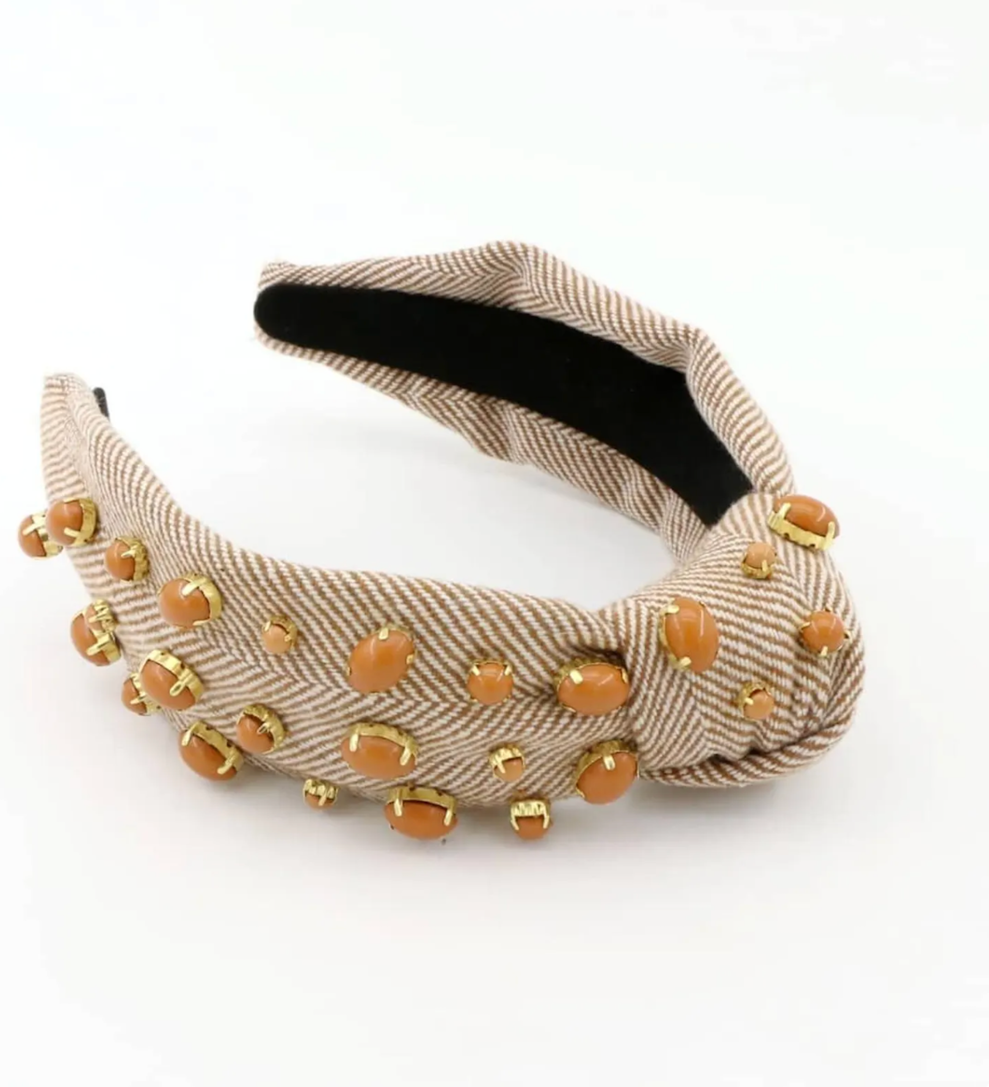 Brittyland - Wholesale Fashion Headband - Women's - Luxury Winter Headbands - Beige Christmas Headbands3