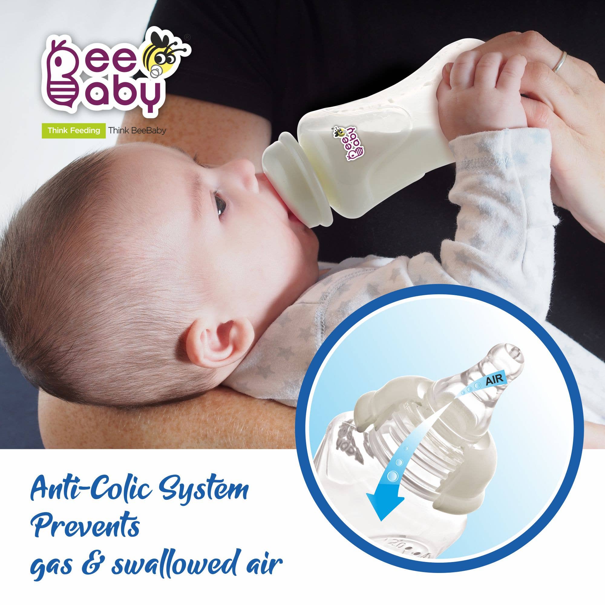 Beebaby - Wholesale Baby Bottle - Comfort Standard Neck Feeding Bottle 240ml / 8oz.3