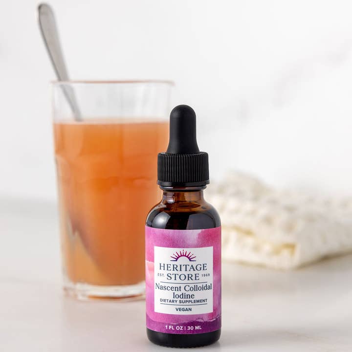 Heritage Store - Wholesale Oral Supplement/Vitamin - Nascent Colloidal Iodine 1 oz