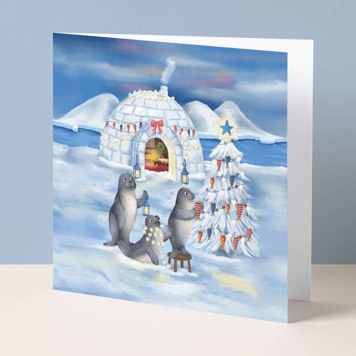 Tarjeta de felicitación | Tarjeta de Navidad Polo Norte Navidad para venta al por mayor de Studio Poppybird