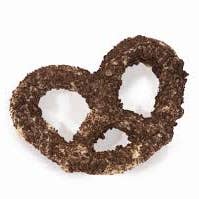 Long Island Candy Factory - Wholesale Chocolate Covered Sweets - Ashers Milk Chocolate Pretzels With Oreo Crumbs 1 lb