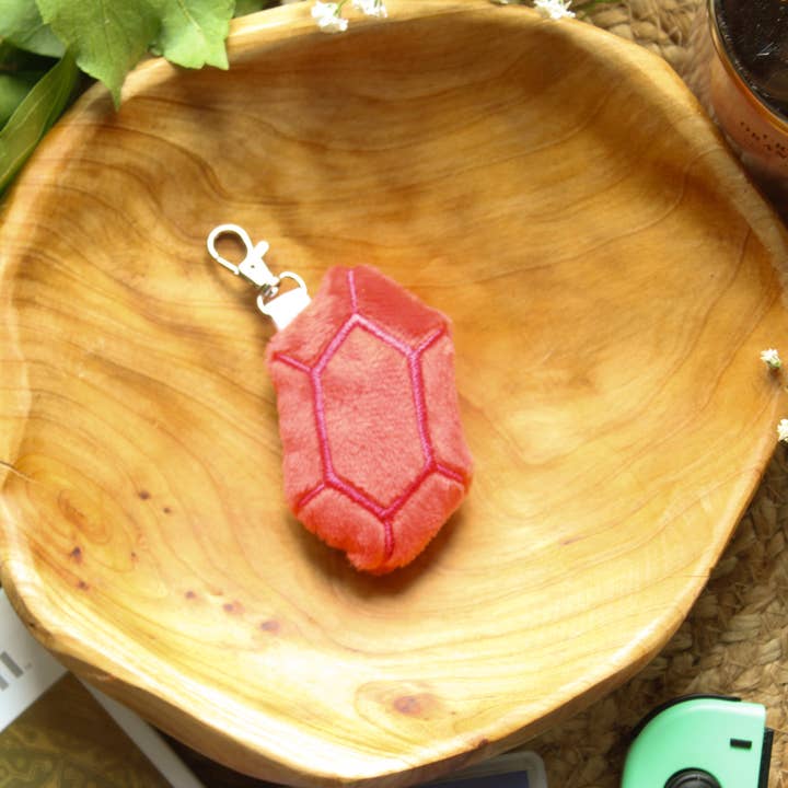 Mamukeeto - Vendita all'ingrosso Portachiavi - Unisex - Portachiavi Peluche Rupia di Legend of Zelda | Fatto a mano | Colori multipli | 3" x 2"3