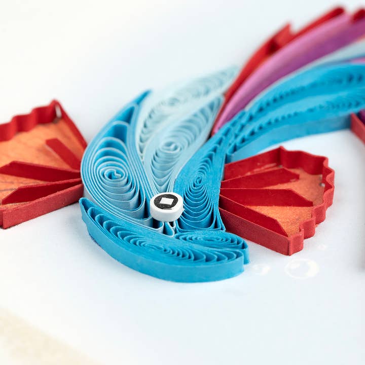 Quilling Card - Wholesale Everyday Greeting Card - Betta Fish1