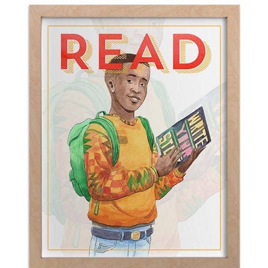 Young Black Boy | Print| Read for wholesale by Art of Robert Liu-Trujillo