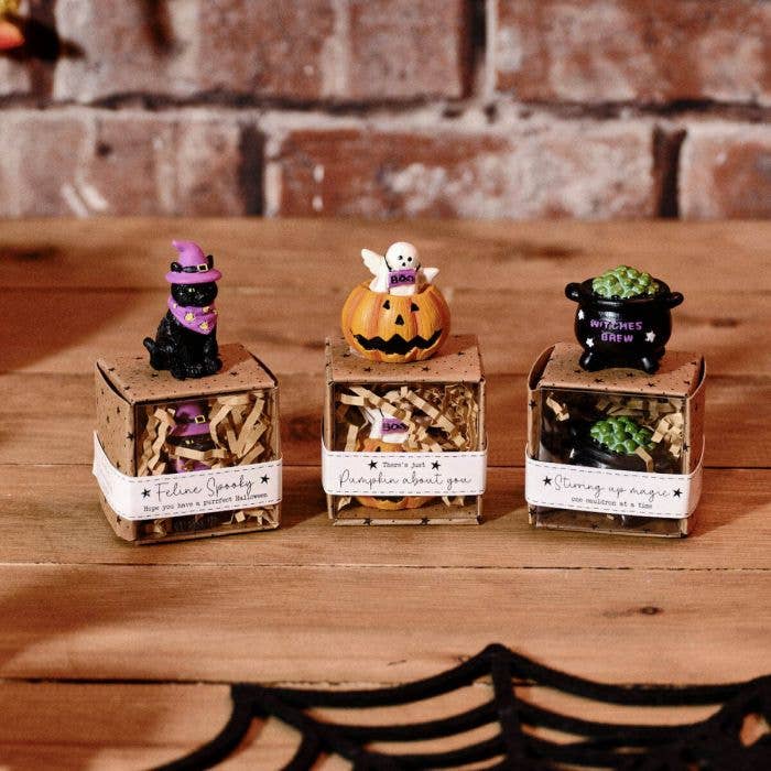 Langs - Wholesale Decorative Box - Tiny World Resin Halloween Boxed Keepsake 6 Asstd With 9ds Tray 36 ***2