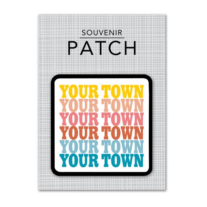 Rock Scissor Paper - Wholesale Patch - Personalized City Iron-on Patch - Supergraphics Repeat