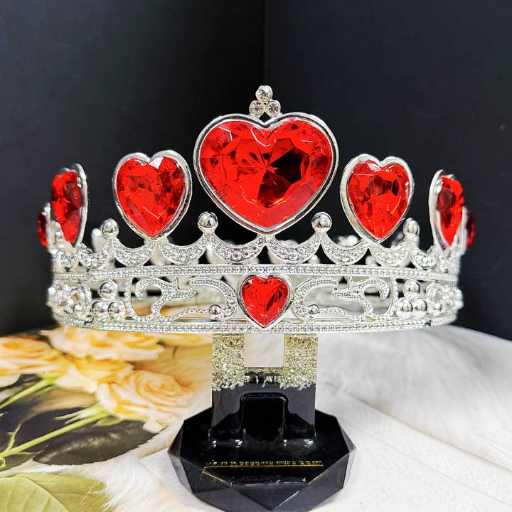 Happy Dream Gifts – wholesale Partyhatt/-krona – Hjärter Dams Krona, Kärlekskrona, Bröllopskrona, Festkrona