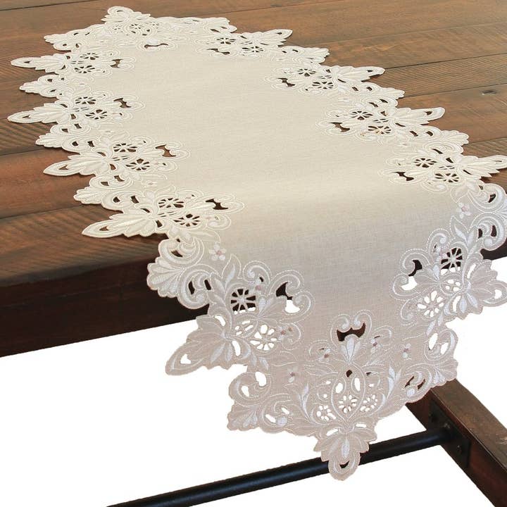 Victorian Lace Embroidered Cutwork Spring Table Runner and other Purchase Wholesale lace table runners. Free Returns & Net 60 Terms on Faire trending on Faire.