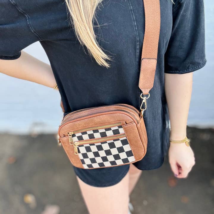 Kaydee Lynn LLC - Wholesale Crossbody Bag - Women's - Checkmate Crossbody2