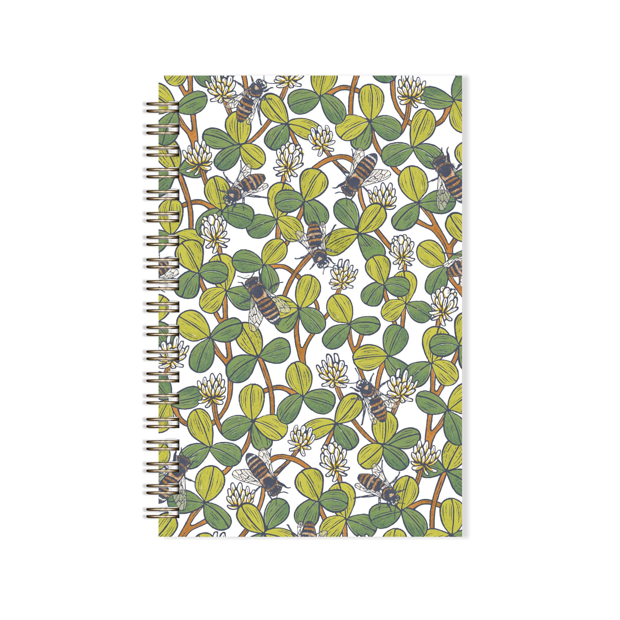 Root & Branch Paper Co. - Wholesale Notebook - White Clover Spiral Bound Notebook2