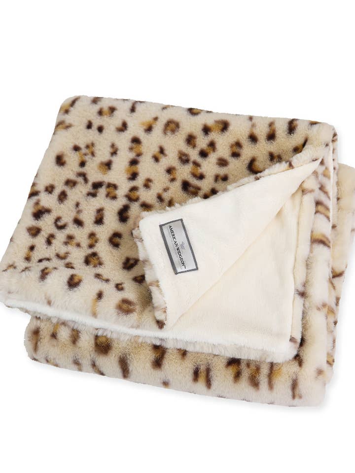 Manta para bebé Widgeon 28" x 39" de felpa de piel sintética '25 CO para venta al por mayor de American Widgeon