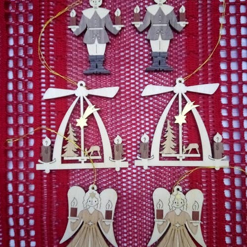 Marketplace24 - Wholesale Ornament Set - Tree Ornaments Erzgebirge assorted