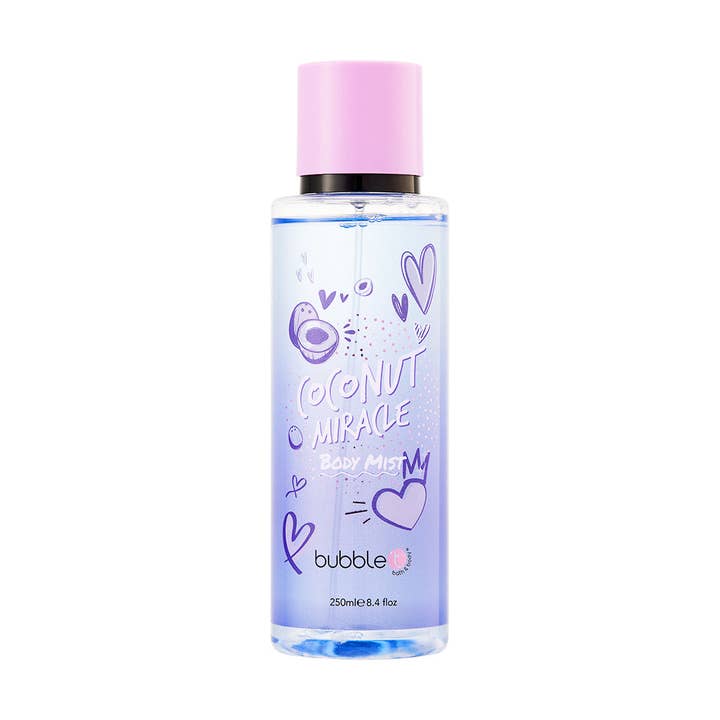Bubble T Cosmetics - Wholesale Face & Body Mist/Water - Coconut Miracle Body Mist (200ml)