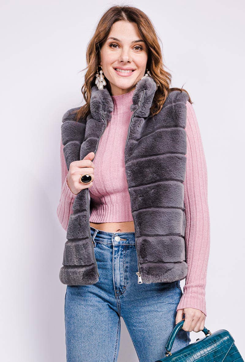 LIL' MOON - Wholesale Outerwear Vest - Women's - Vest #25511740