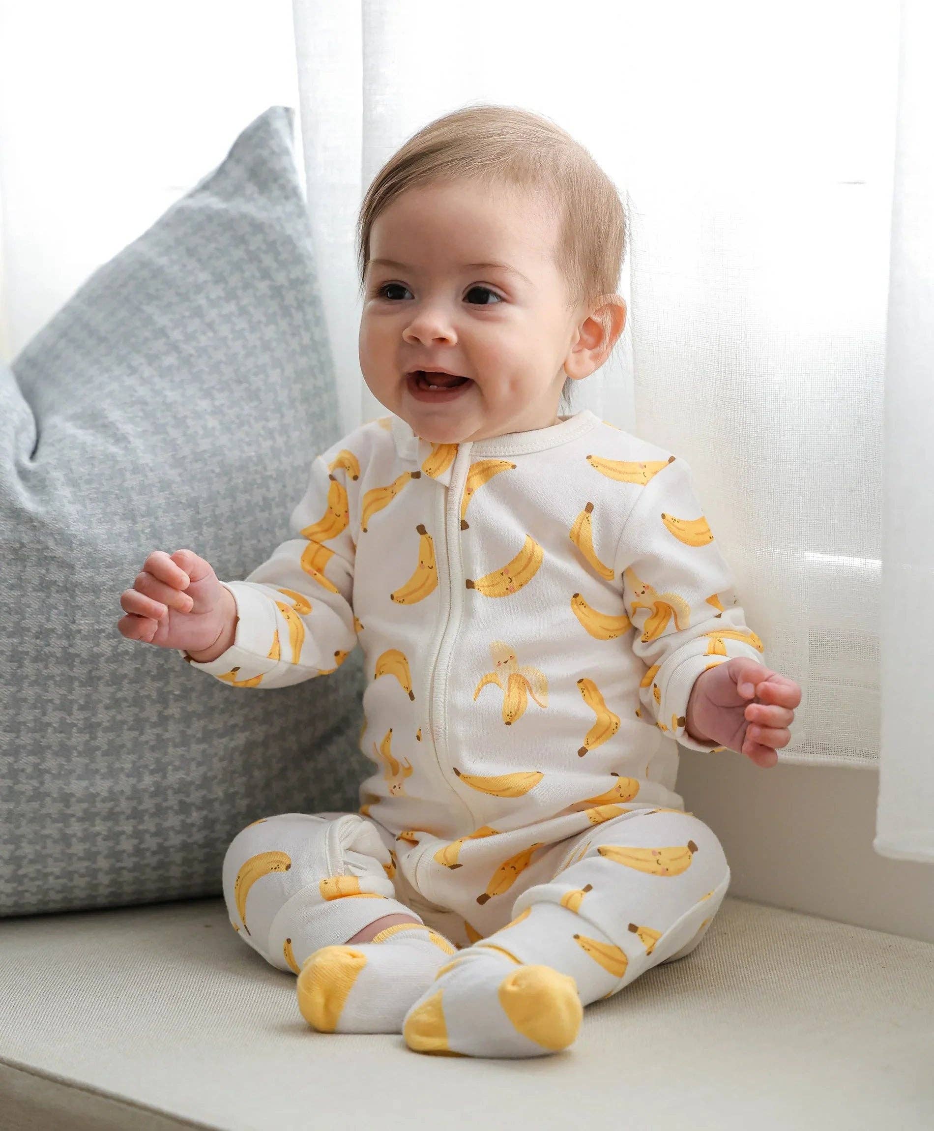 Lūmmi in Colour Babywear – wholesale Jumpsuit – Baby – Organic Cotton Growsuit - Bananas3