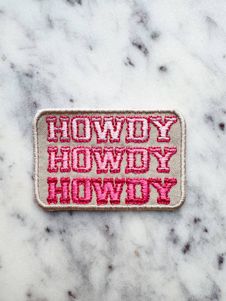 Parche Howdy Iron On para venta al por mayor de Magnolia Charms