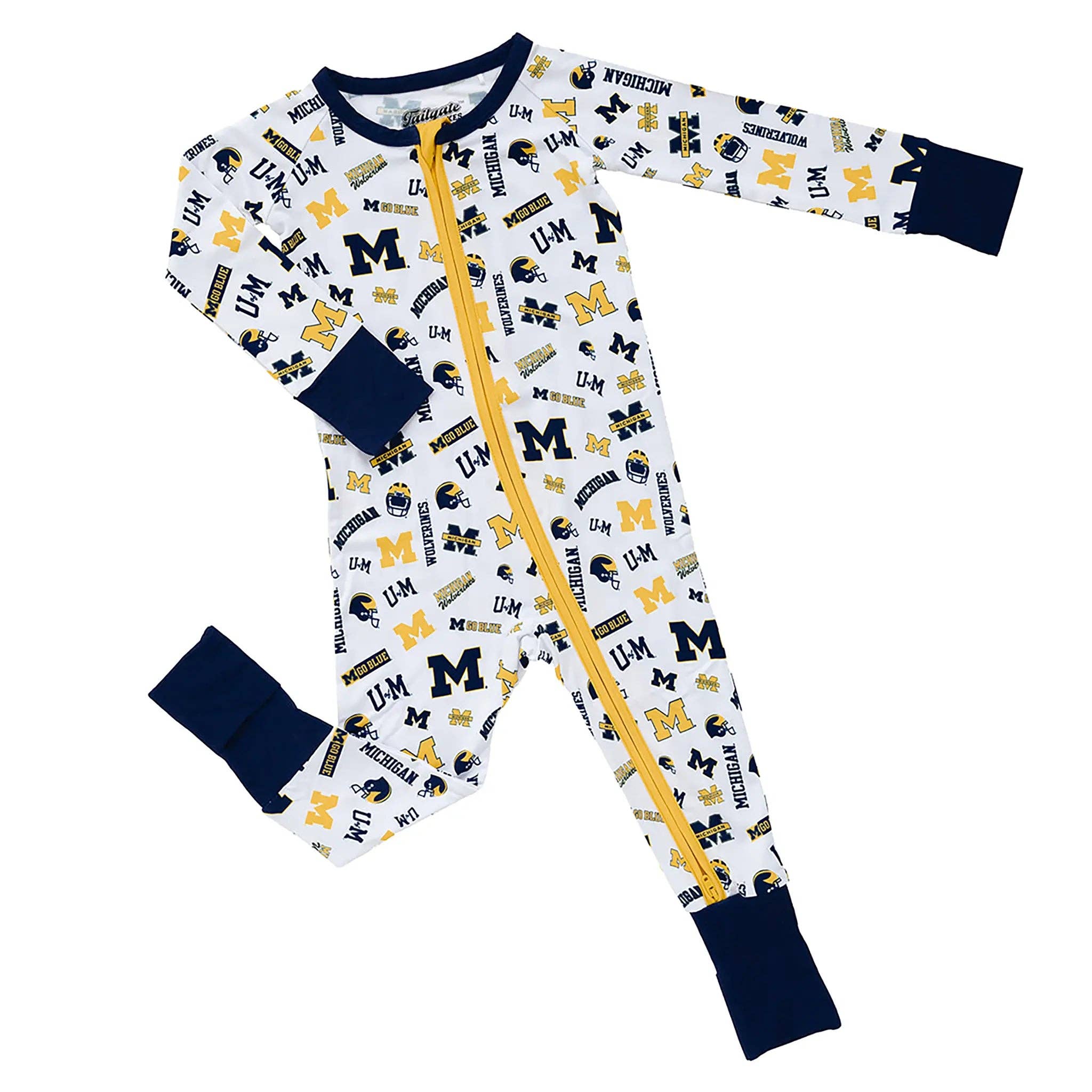 Tailgate Tikes - Wholesale Jumpsuit - Baby - Michigan Wolverines Zippy One-Piece1
