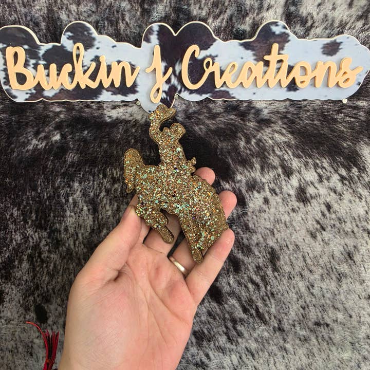 Buckin J Creations - Wholesale Car Freshener - Women's - Wyoming Cowboy Car Air Freshener