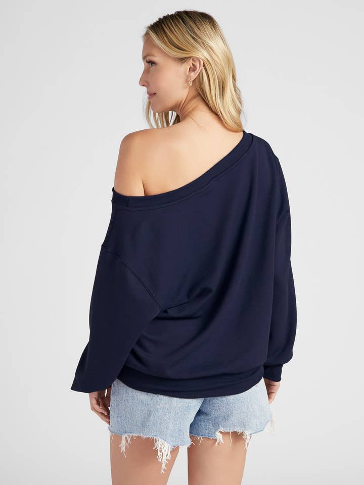 Seventy Eight and Sunny (SEAS) - Wholesale Sweatshirt - Women's - Brooksville One Shoulder Sweatshirt22