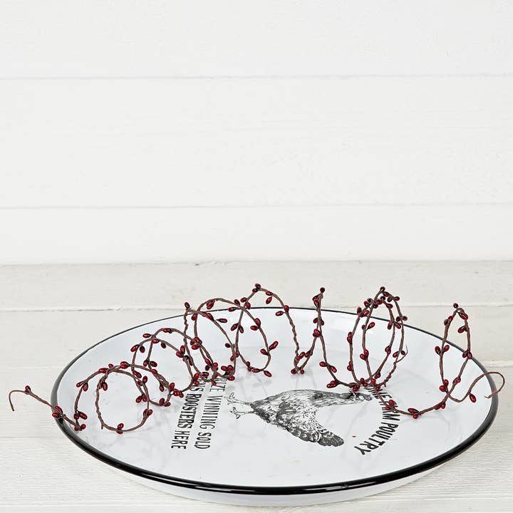 Impressive Enterprises, Inc. - Wholesale Bunting/Garland - ISB61010- 6ft Pip String-Burgundy-