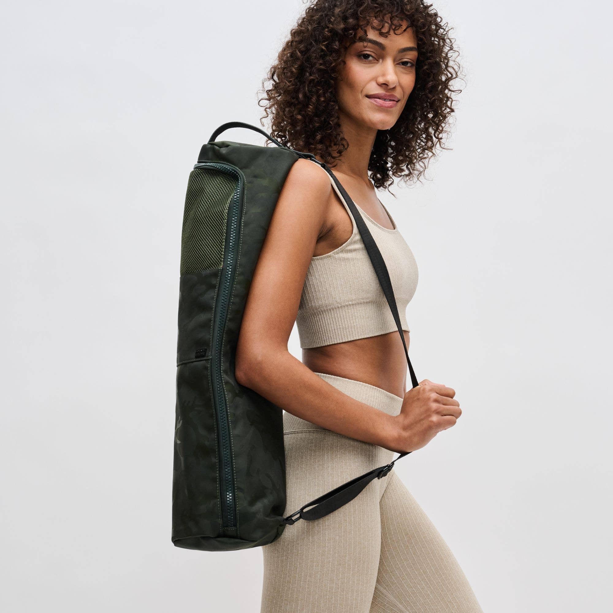 Sol and Selene - Wholesale Yoga-tas - Karma yogamat draagtasje met camo-print8