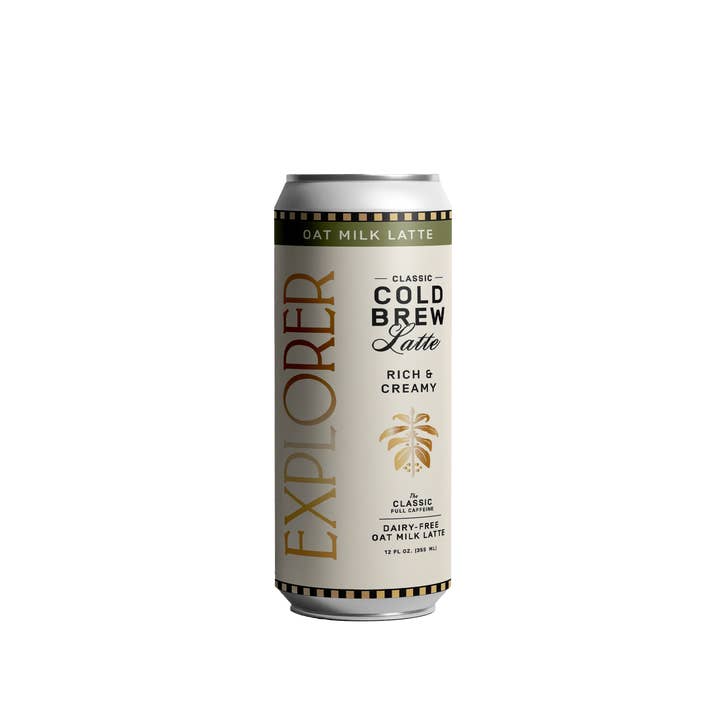 RTD Oat Latte Classic 12oz can - case of 12 for wholesale by Explorer Coffee Co.