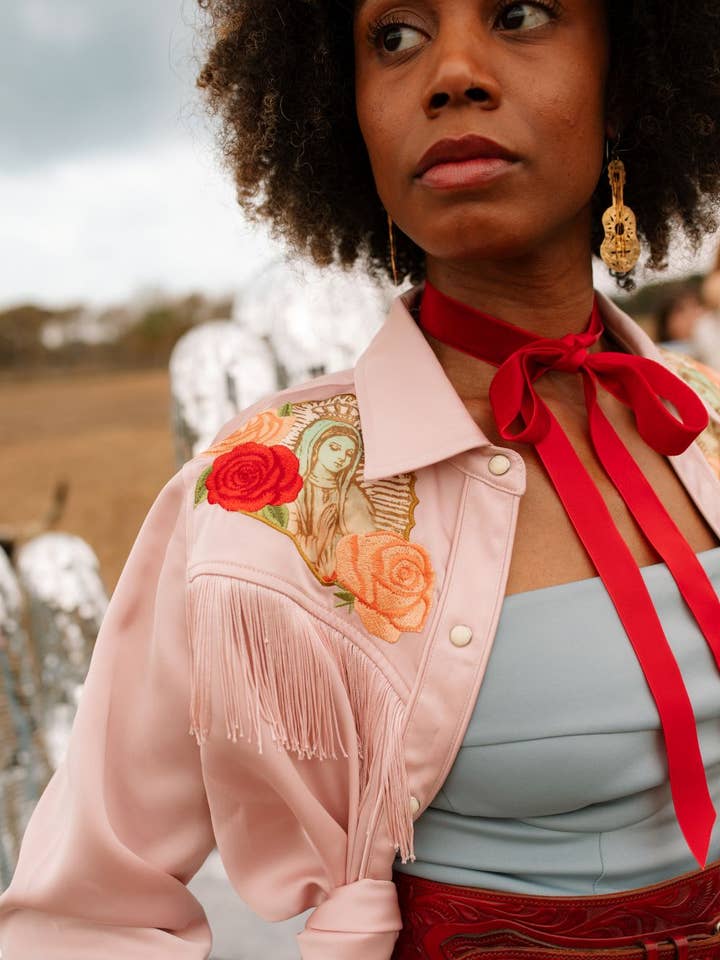 Pale Pink Button Up for wholesale by Rodeo Quincy