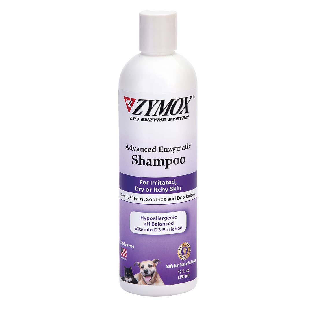 Pet Palette Distribution - Wholesale Pet Shampoo - Dog - Zymox Advanced Enzymatic Shampoo 12oz0