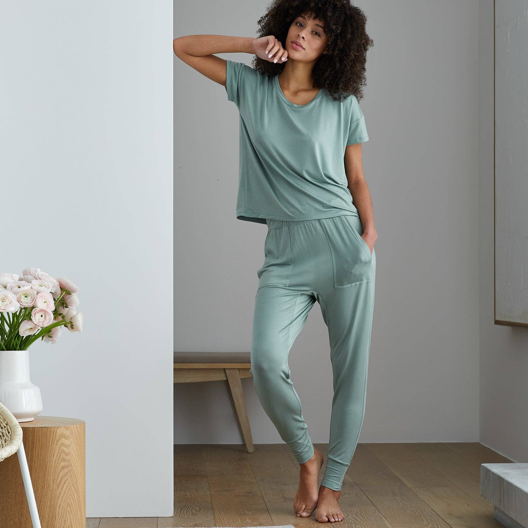 SIJO - Wholesale Lounge Top - Women's - SoftStretch Short Sleeve Tee6