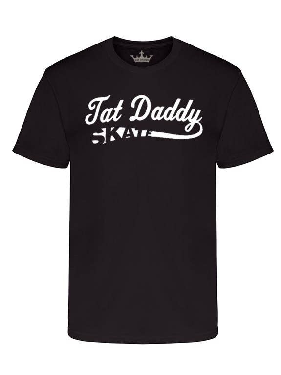 „Tat Daddy Skate“ T-Shirt aus weicher ringgesponnener Baumwolle für Herren für den Großhandel von TatDaddy Clothing Co.